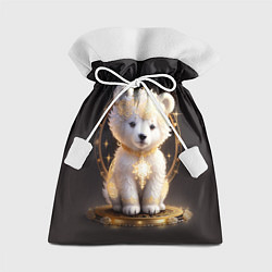 Мешок для подарков Белый медвежонок, цвет: 3D-принт