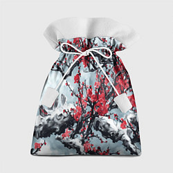Мешок для подарков Лепестки цветущей вишни - сакура, цвет: 3D-принт