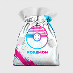 Мешок для подарков Pokemon neon gradient style, цвет: 3D-принт