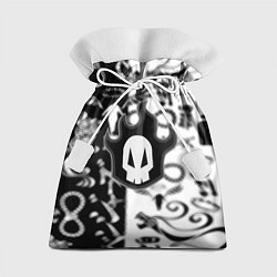 Мешок для подарков Bleach logo blur anime black, цвет: 3D-принт
