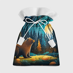 Подарочный мешок Хозяин тайги: медведь в лесу