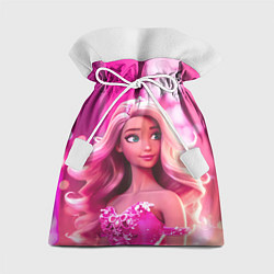 Подарочный мешок Барби кукла в вечернем платье от нейросети