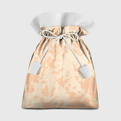 Подарочный мешок Паттерн бледно-оранжевый