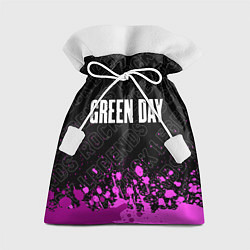 Мешок для подарков Green Day rock legends посередине, цвет: 3D-принт