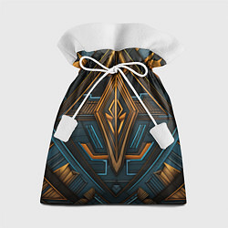 Мешок для подарков Орнамент с ромбами в египетском стиле, цвет: 3D-принт
