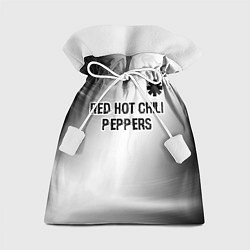 Мешок для подарков Red Hot Chili Peppers glitch на светлом фоне посер, цвет: 3D-принт