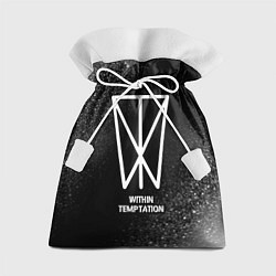 Подарочный мешок Within Temptation glitch на темном фоне