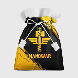 Мешок для подарков Manowar - gold gradient, цвет: 3D-принт