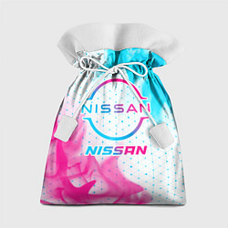 Мешок для подарков Nissan neon gradient style, цвет: 3D-принт