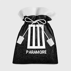Мешок для подарков Paramore glitch на темном фоне, цвет: 3D-принт