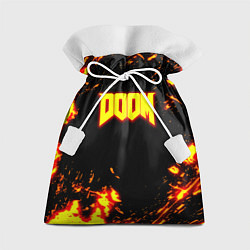 Мешок для подарков Doom огненный марс, цвет: 3D-принт