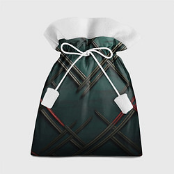 Подарочный мешок Диагональный узор в шотландском стиле