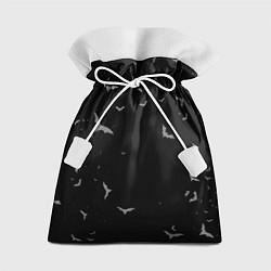 Мешок для подарков Летучие мыши на черном небе, цвет: 3D-принт
