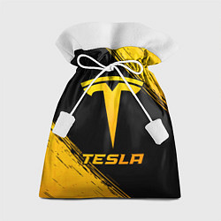 Мешок для подарков Tesla - gold gradient, цвет: 3D-принт