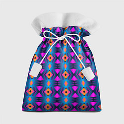 Мешок для подарков Неоновый объёмный узор, цвет: 3D-принт