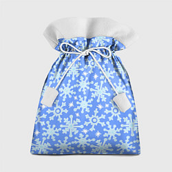Мешок для подарков Мультяшные снежинки, цвет: 3D-принт