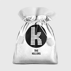 Мешок для подарков The Killers glitch на светлом фоне, цвет: 3D-принт