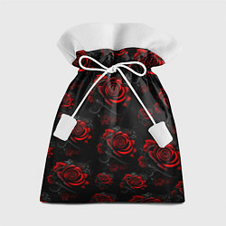 Подарочный мешок Красные розы цветы