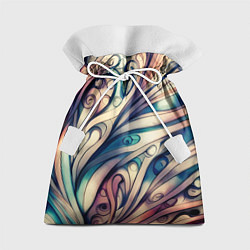 Мешок для подарков Акварелика узор в стиле модерн, цвет: 3D-принт
