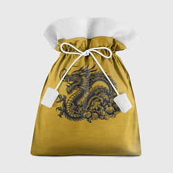 Мешок для подарков Дракон на золоте, цвет: 3D-принт