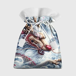 Мешок для подарков Свирепый японский дракон - искусство, цвет: 3D-принт