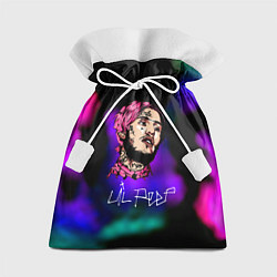 Подарочный мешок Lil peep рэп неоновый градиент