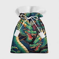 Подарочный мешок Два Японских дракона - ирезуми
