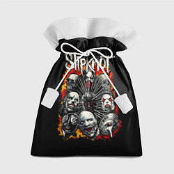 Мешок для подарков Slipknot метал-группа, цвет: 3D-принт