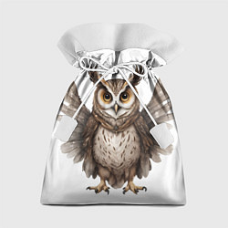Мешок для подарков Совушка с крыльями, цвет: 3D-принт