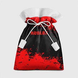 Мешок для подарков Роблокс краски красные, цвет: 3D-принт