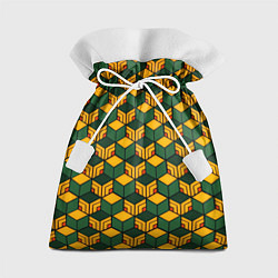 Мешок для подарков Гию Томиока узор на хаори, цвет: 3D-принт