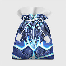 Мешок для подарков Синий камень и неон, цвет: 3D-принт