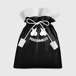 Подарочный мешок Маршмеллоу белое лого