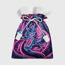 Подарочный мешок Neon Japanese dragon - irezumi