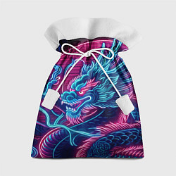 Подарочный мешок Свирепый японский дракон - ирезуми