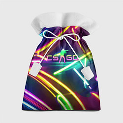 Мешок для подарков Counter Strike - neon glow, цвет: 3D-принт