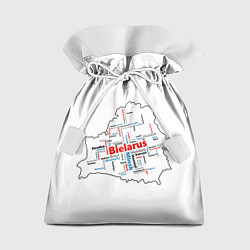 Мешок для подарков Города Беларуси, цвет: 3D-принт