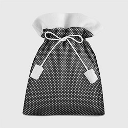 Мешок для подарков Черно-белые ромбы, цвет: 3D-принт