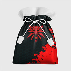 Мешок для подарков Ведьмак краски соты, цвет: 3D-принт