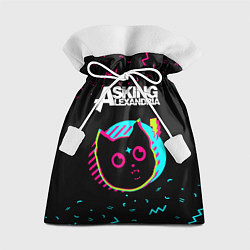 Мешок для подарков Asking Alexandria - rock star cat, цвет: 3D-принт