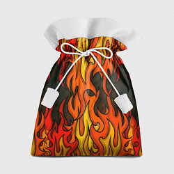 Мешок для подарков Языки пламени арт, цвет: 3D-принт
