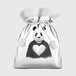 Мешок для подарков Love panda, цвет: 3D-принт