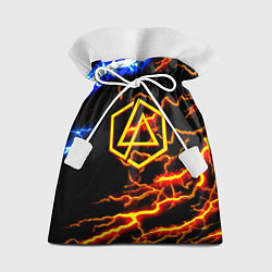 Мешок для подарков Linkin park storm inside steel, цвет: 3D-принт