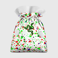 Подарочный мешок Razer краски абстрактные