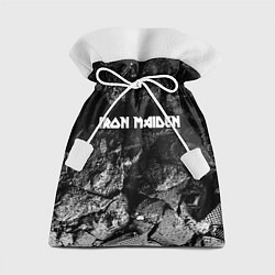Мешок для подарков Iron Maiden black graphite, цвет: 3D-принт