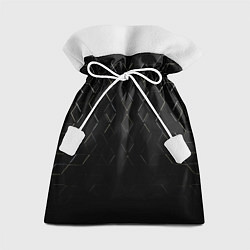 Мешок для подарков Чёрные текстуры броня, цвет: 3D-принт