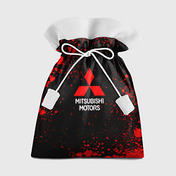 Мешок для подарков Митсубиси - красные брызги, цвет: 3D-принт