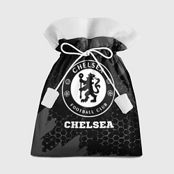 Мешок для подарков Chelsea sport на темном фоне, цвет: 3D-принт