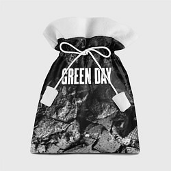 Мешок для подарков Green Day black graphite, цвет: 3D-принт