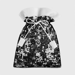Мешок для подарков Геометрия черно-белая, цвет: 3D-принт